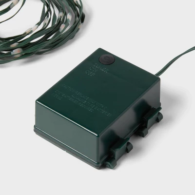 50ct LED Heavy Duty Dewdrop Christmas Indoor Fairy String Lights With Green Wire - Wondershop™ 5 50ct LED Heavy Duty Dewdrop Christmas Indoor Fairy String Lights With Green Wire - Wondershop™ - Image 3