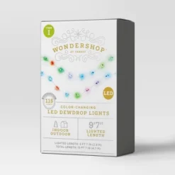 115ct LED High Density Dewdrop Christmas String Lights Color Changing With Silver Wire - Wondershop™ -Wondershop Sales GUEST 621cd732 e7bb 4076 be87 f7f555776857