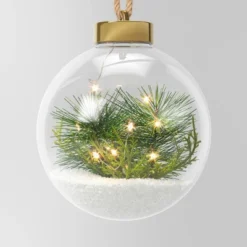 Battery Operated LED Globe With Faux Greenery Christmas Novelty Sculpture Light Warm White - Wondershop™ 9 Battery Operated LED Globe With Faux Greenery Christmas Novelty Sculpture Light Warm White - Wondershop™ -Wondershop Sales GUEST 62c6e4d6 d0b3 413b a83e ea8f919a5aad
