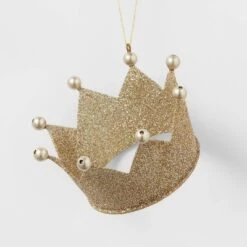 Metal Glitter Crown Christmas Tree Ornament - Wondershop™ -Wondershop Sales GUEST 64059e8e 4083 4378 860d a2c854036cdc