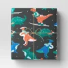 30" 50 Sq Ft Christmas Roll Wrap Dinosaurs On Black - Wondershop™ -Wondershop Sales GUEST 6566b0e9 3bb7 4439 9df8 b370ea671fd5