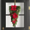 28" Decorated Pine And Poinsettia Flowers Hanging Christmas Artificial Swag - Wondershop™ 1 28" Decorated Pine And Poinsettia Flowers Hanging Christmas Artificial Swag - Wondershop™ -Wondershop Sales GUEST 66840cc7 bd2b 4452 a48e a5fc452a8058