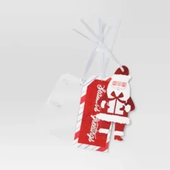 50ct Christmas Tie-On Gift Tags Red/White/Silver - Wondershop™ -Wondershop Sales GUEST 67493e8f 9ade 4d22 a219 559178969fe6
