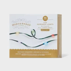 50ct LED Heavy Duty Dewdrop Christmas Indoor Fairy String Lights With Green Wire - Wondershop™ 11 50ct LED Heavy Duty Dewdrop Christmas Indoor Fairy String Lights With Green Wire - Wondershop™ -Wondershop Sales GUEST 6997bc27 7da0 4b12 aa1c d0b9ca0ade68