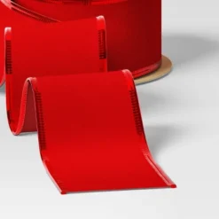 75' Christmas Velvet Ribbon Red With Metallic Edge - Wondershop™ 5 75' Christmas Velvet Ribbon Red With Metallic Edge - Wondershop™ -Wondershop Sales GUEST 69cd13a8 b1cb 4029 83ca e8771b24b3fb