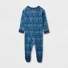 Baby Hanukkah Ribbed Holiday Matching Family Footed Pajama - Wondershop™ Blue -Wondershop Sales GUEST 6a2ee06d cb56 4510 ad08 7e04d9fc69e1