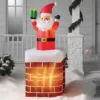 6' LED Animated Santa In Chimney Christmas Inflatable Decoration Red - Wondershop™: Festive Yard Display, Easy Setup -Wondershop Sales GUEST 6a6df261 89e9 41ff a2b3 d59306d2bc8d