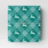 30" 50 Sq Ft Christmas Roll Wrap Deer And Plaid On Green - Wondershop™ -Wondershop Sales GUEST 6adfa406 ff63 4d8a a920 b2f28f78571c