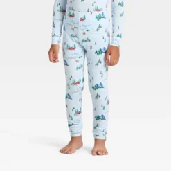 Toddler "Tis The Ski-son!" Cozy Knit Long Sleeve Shirt And Pants Holiday Matching Family Pajama Set - Wondershop™ Blue -Wondershop Sales GUEST 6afed1b7 8c53 400c b769 b322ffb2c05e