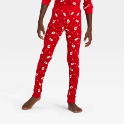Kids' Ribbed Long Sleeve Shirt And Pants Holiday Matching Family Pajama Set - Wondershop™ Red -Wondershop Sales GUEST 6c7f3c56 f447 4634 8e59 c82f3b1d66e8