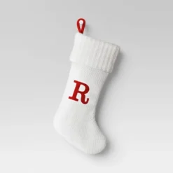Knit Monogram Christmas Stocking White - Wondershop™ -Wondershop Sales GUEST 6e320e2c 07c9 4338 8599 f769bd4a3910