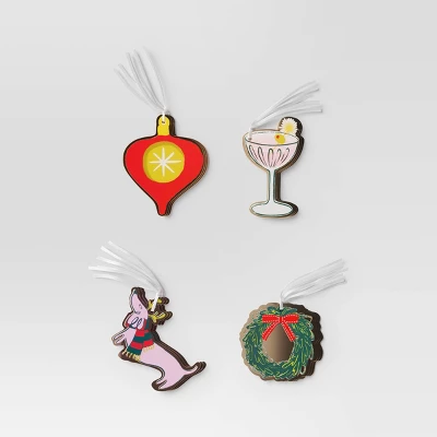 16ct Christmas Tie-On Gift Tags Festive Prints - Wondershop™ 4 16ct Christmas Tie-On Gift Tags Festive Prints - Wondershop™ - Image 2