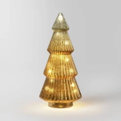 14.75" Battery Operated Lit Glass Christmas Tree Sculpture - Wondershop™ -Wondershop Sales GUEST 6e70a7a9 aa02 45af b997 dbb90a43d4ad