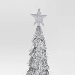2pk Christmas 18" And 12" Tinsel Trees - Wondershop™ -Wondershop Sales GUEST 6ec9ddbd 44ac 4b2d bf32 f396b795788e