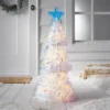 Incandescent Tinsel Tree With Plastic Tree Topper Star Christmas Novelty Sculpture Light With Clear Color Light Bulb- Wondershop™