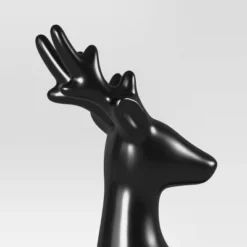 Ceramic Walking Deer Christmas Animal Figurine - Wondershop™ Black: Indoor Holiday Decor, 9.75" Tall -Wondershop Sales GUEST 753e5bd7 7145 4140 a0bc 246d0d782ec0