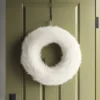 22" Faux Fur Christmas Decorative Wreath White - Wondershop™ -Wondershop Sales GUEST 7558c3c8 29f5 42a5 8fb2 c2c589be95dc