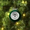 Christmas Flocking Ornament With Reflector Dark Green - Wondershop™ -Wondershop Sales GUEST 7566a8e7 78a8 49d9 a832 063a8028e1be