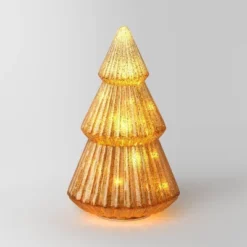 10.25" Battery Operated Lit Glass Christmas Tree Figurine - Wondershop™ -Wondershop Sales GUEST 7753ae56 3bb5 4c2d 8b9c db0fd14fd26e