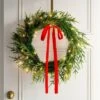28" Christmas Led Mixed Norfolk And Cedar Wreath With Red Velvet Bow - Wondershop™ -Wondershop Sales GUEST 7fa9e6d2 16ef 405c b698 c7fd9e504efc