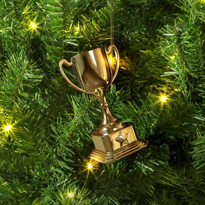 Christmas Gold Resin Trophy Ornament - Wondershop™ 3 Christmas Gold Resin Trophy Ornament - Wondershop™
