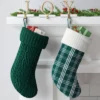 20" Christmas Plaid Stocking With Cuff Green Base - Wondershop™ -Wondershop Sales GUEST 80c00e68 fe55 4c4d b0ca d2e8d8da87a5