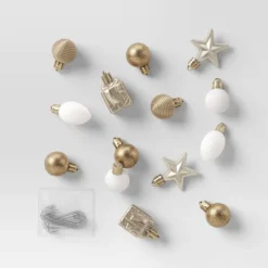 25ct Assorted Shatter-Resistant Christmas Tree Ornament Set - Wondershop™ -Wondershop Sales GUEST 81bce2a8 e396 493f 9320 81374c0d7523