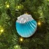 4.25" Christmas Plastic Scallop Ornament Aqua - Wondershop™ -Wondershop Sales GUEST 83ebfdad b83f 4860 ac85 b55cd885647b