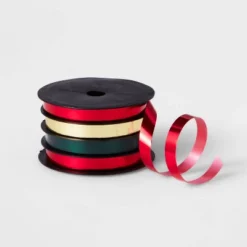 3/8" Christmas Curl Ribbon 72' - Wondershop™ -Wondershop Sales GUEST 8525b7cc 3bb7 401d 82fc 51d4b4e376ad
