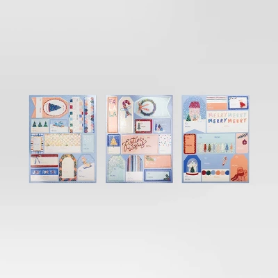 70ct Christmas Holiday Cheer Peel And Stick Gift Tags Multi - Wondershop™ 4 70ct Christmas Holiday Cheer Peel And Stick Gift Tags Multi - Wondershop™ - Image 2