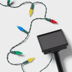 50ct Solar LED Faceted Christmas Indoor Outdoor String Lights With Green Wire - Wondershop™ -Wondershop Sales GUEST 88f8c51e c2b6 42f8 b56c f28a40bbcf22