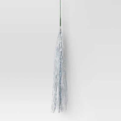 Christmas Silver Tinsel Picks - Wondershop™ 4 Christmas Silver Tinsel Picks - Wondershop™ - Image 2