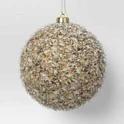 9ct Christmas Tinsel Ball Champagne - Wondershop™ -Wondershop Sales GUEST 89c2fe7b 0acf 408d b0e8 cfdac8e51dcf