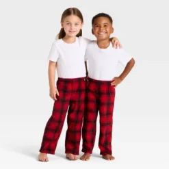 Toddler Plaid Microfleece Holiday Matching Family Pajama Pants - Wondershop™ Red/Black -Wondershop Sales GUEST 8cae2e21 9fbe 4068 9053 ee2fe07d0b2b
