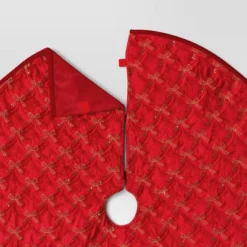 48" Christmas Embroidered Bow Velvet Tree Skirt Red - Wondershop™ -Wondershop Sales GUEST 8f2b466c 3325 4c6c bd70 d84fd10cf88a