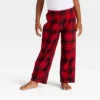 Toddler Plaid Microfleece Holiday Matching Family Pajama Pants - Wondershop™ Red/Black -Wondershop Sales GUEST 8f5f9770 7ed0 4221 9fa7 d47b6c714f8b