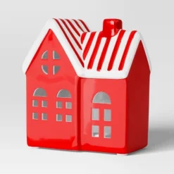5" Christmas Lit Red Ceramic House Decor - Wondershop™ -Wondershop Sales GUEST 9063c22b d9c5 4fe6 b8d3 783cd3c08096