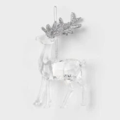 Acrylic Deer With Glittered Antlers Christmas Tree Ornament - Wondershop™ 9 Acrylic Deer With Glittered Antlers Christmas Tree Ornament - Wondershop™ -Wondershop Sales GUEST 9174639d cdec 476c 96c8 12c820cab1dc