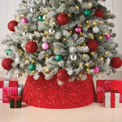 Christmas Roll Up Sequin Collar Red - Wondershop™ 3 Christmas Roll Up Sequin Collar Red - Wondershop™