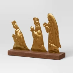 3pc Metal Christmas Nativity Scene Figurine Set - Wondershop™ Gold -Wondershop Sales GUEST 93fcd2f3 984d 4877 893e 02fc8f94efa5