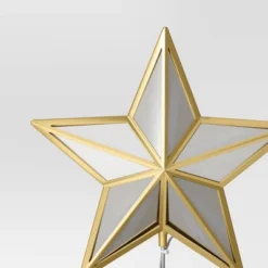 12.25" Warm White Lights Faceted Star Christmas Tree Topper Gold - Wondershop™: Indoor Decor: Indoor Decor: Indoor Decor 7 12.25" Warm White Lights Faceted Star Christmas Tree Topper Gold - Wondershop™: Indoor Decor: Indoor Decor: Indoor Decor -Wondershop Sales GUEST 9467cf07 9691 43da bfa9 38ec48851caf