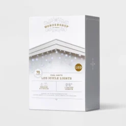 70ct LED Christmas Icicle Lights With White Wire - Wondershop™ 10 70ct LED Christmas Icicle Lights With White Wire - Wondershop™ -Wondershop Sales GUEST 977853e4 a029 4f1b 84ad 140a6c9b00fc 1