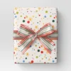 30” 90 Sq Ft Christmas Roll Wrap Multi-Color Dots/Stars On Cream - Wondershop™ -Wondershop Sales GUEST 9af703b1 e338 4927 b287 310c7c691ebc