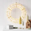 LED High Density Champagne Metal Wreath Christmas Novelty Silhouette Lights With White Color Light Bulb - Wondershop™ -Wondershop Sales GUEST 9e19f46a 86c9 40c6 ad83 6572410991e4