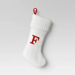 Knit Monogram Christmas Stocking White - Wondershop™ -Wondershop Sales GUEST 9f7b12d2 9e33 45f9 8c4e f8170c4ae5af