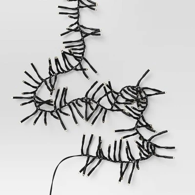 448ct LED Christmas Mini String Lights Garland Warm White Black Wire - Wondershop™ 6 448ct LED Christmas Mini String Lights Garland Warm White Black Wire - Wondershop™ - Image 4