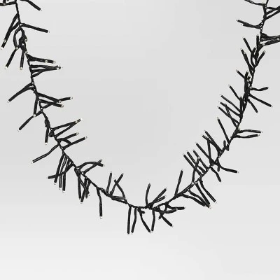 448ct LED Christmas Mini String Lights Garland Warm White Black Wire - Wondershop™ 4 448ct LED Christmas Mini String Lights Garland Warm White Black Wire - Wondershop™ - Image 2