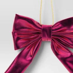 6.75" Christmas Metallic Bow Ornament Hot Pink - Wondershop™ 5 6.75" Christmas Metallic Bow Ornament Hot Pink - Wondershop™ -Wondershop Sales GUEST a5aa6dc4 2c9c 4a1e bbb7 e2cc05b9efca