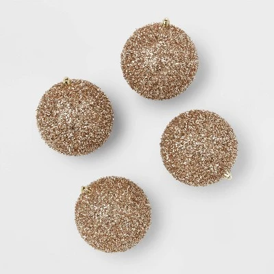 9pc Tinsel Ball Christmas Tree Ornament Set - Wondershop™ 7 9pc Tinsel Ball Christmas Tree Ornament Set - Wondershop™ - Image 5