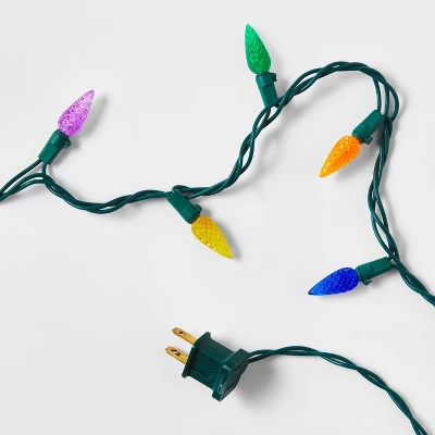 150ct LED C6 Faceted Christmas String Lights Spool Multicolor With Green Wire - Wondershop™ 6 150ct LED C6 Faceted Christmas String Lights Spool Multicolor With Green Wire - Wondershop™ - Image 4